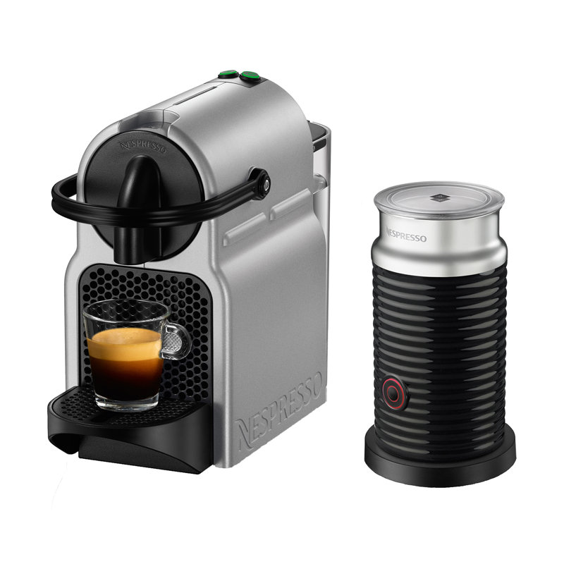 Nespresso Inissia Espresso Machine with Aeroccino Milk Frother by